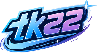 tk22 সাইটের সোনালি লোগো